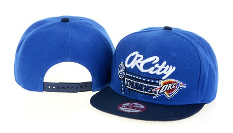Oklahoma City Thunder NBA Snapback Hat 60D1